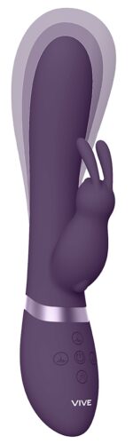 vibro rabbit gonflable taka 22 x 6cm violet