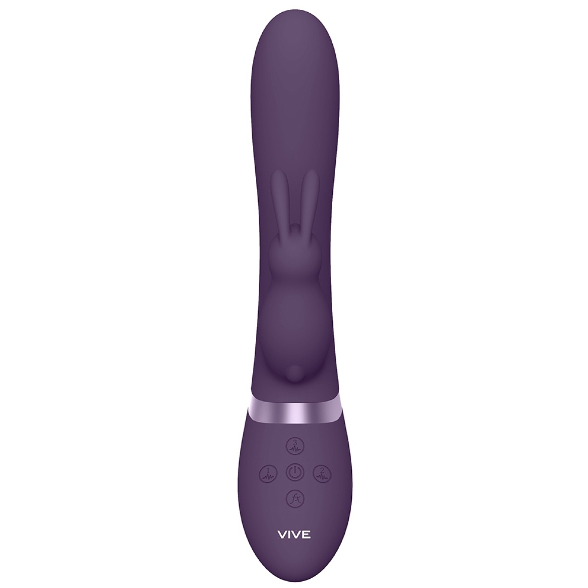 vibro rabbit gonflable taka 22 x 6cm violet 3