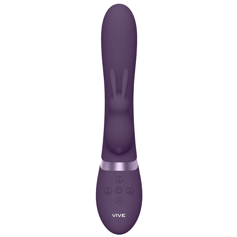 vibro rabbit gonflable taka 22 x 6cm violet 3