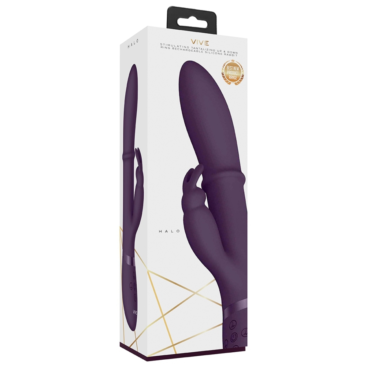 vibro rabbit halo 245 x 35cm violet 1