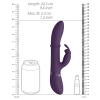 vibro rabbit halo 245 x 35cm violet 4