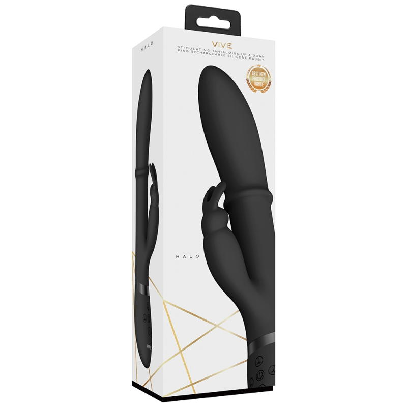 vibro rabbit halo 245 x35cm noir 1