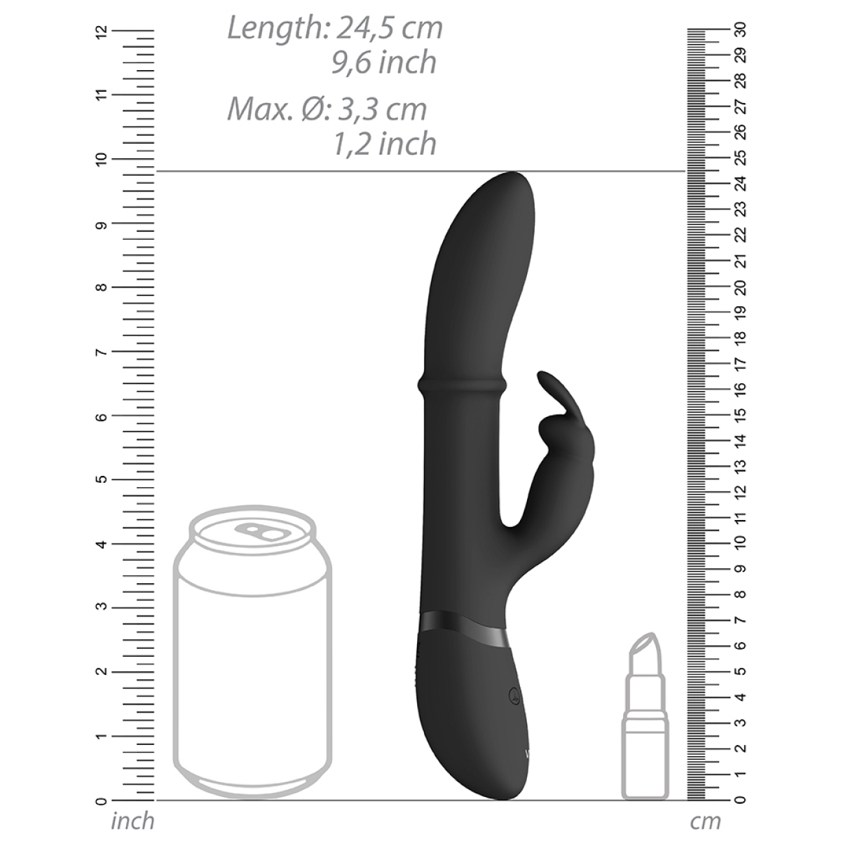 vibro rabbit halo 245 x35cm noir 4