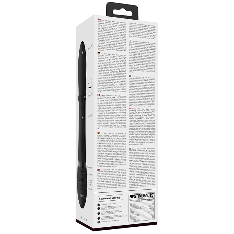vibro rabbit halo 245 x35cm noir 5