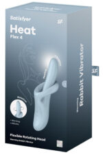 vibro rabbit heat flex 4 bleu 1