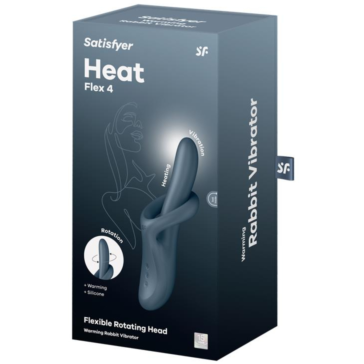 vibro rabbit heat flex 4 gris 1
