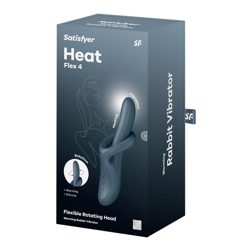 vibro rabbit heat flex 4 gris 1