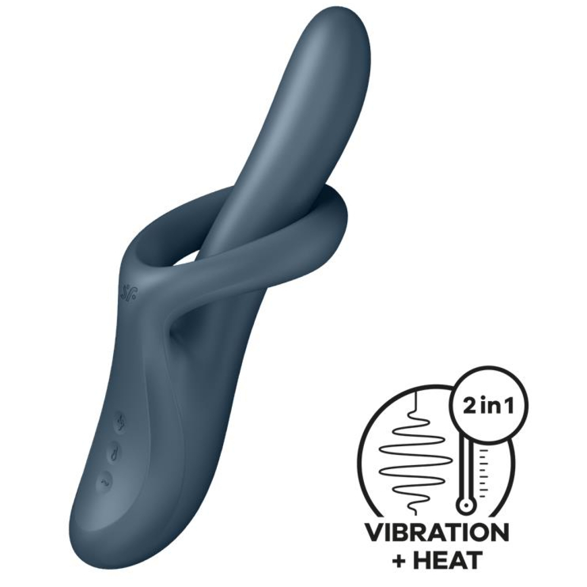 vibro rabbit heat flex 4 gris