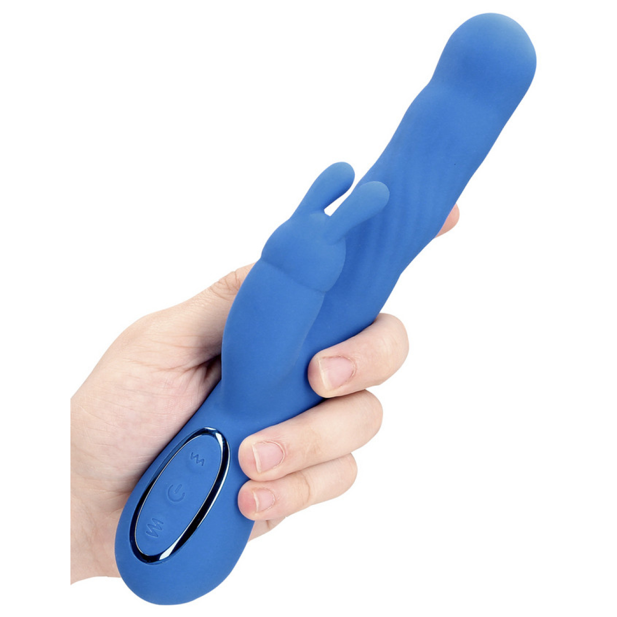 vibro rabbit jetset 14 x 35cm bleu 4