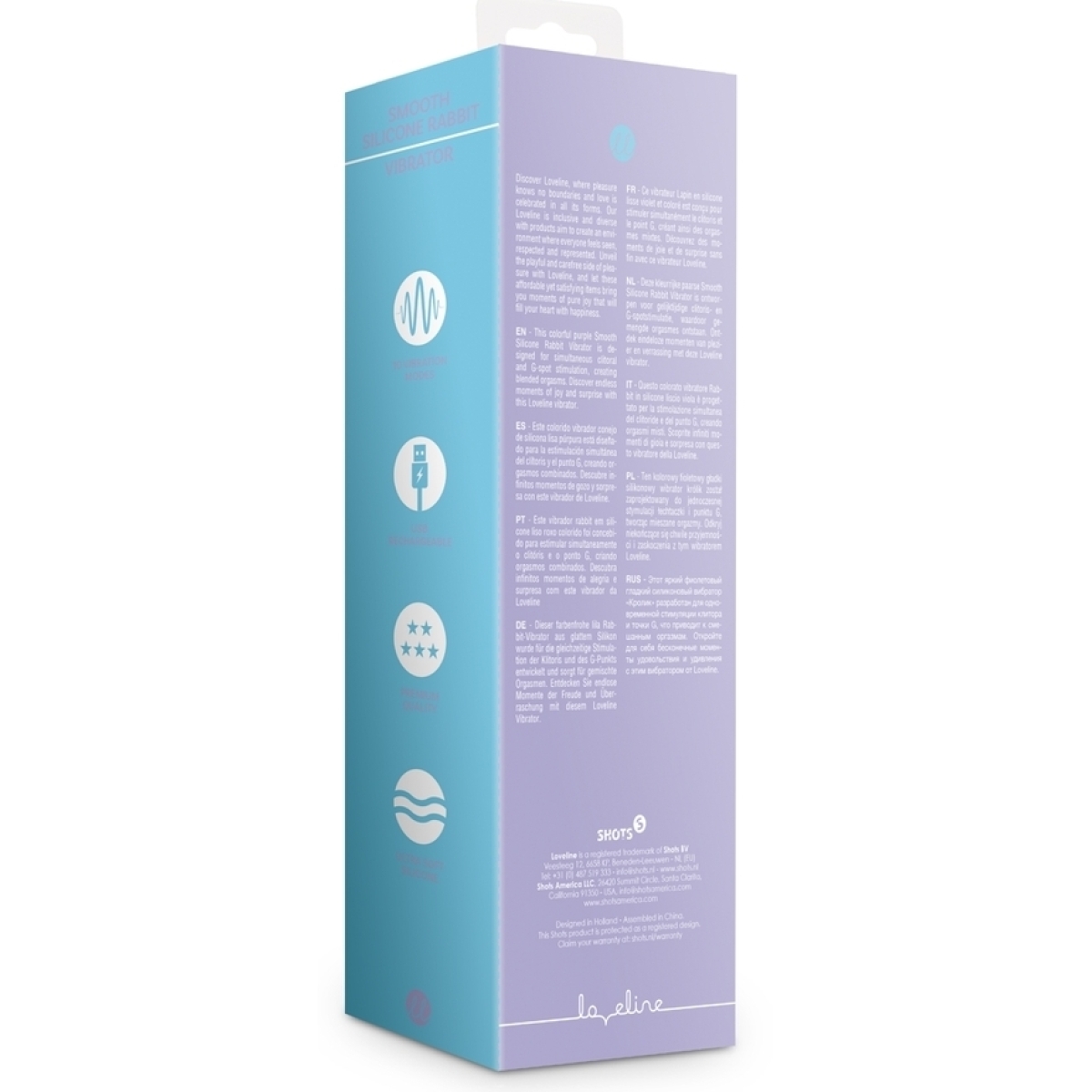 vibro rabbit lavender 11 x 37cm 6