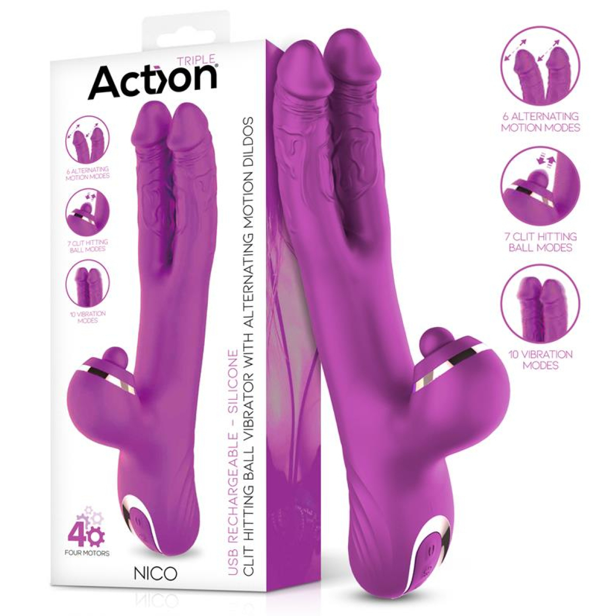 vibro rabbit nico 12 x 37cm 7