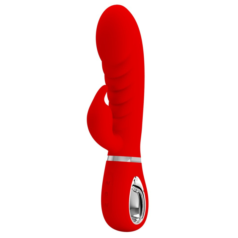 vibro-rabbit-prescott-12-x-39cm-rouge vibro rabbit prescott 12 x 39cm rouge