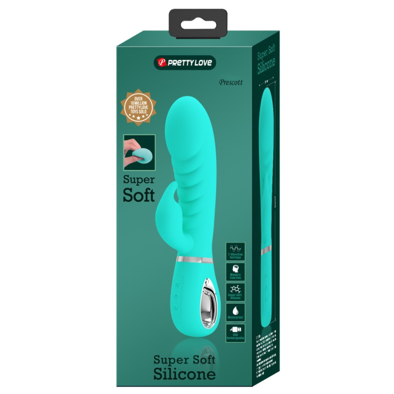vibro rabbit prescott 12 x 39cm turquoise 1