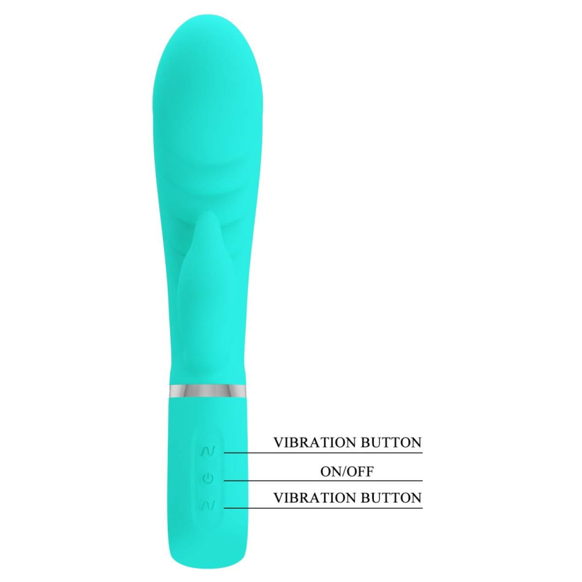 vibro rabbit prescott 12 x 39cm turquoise 2
