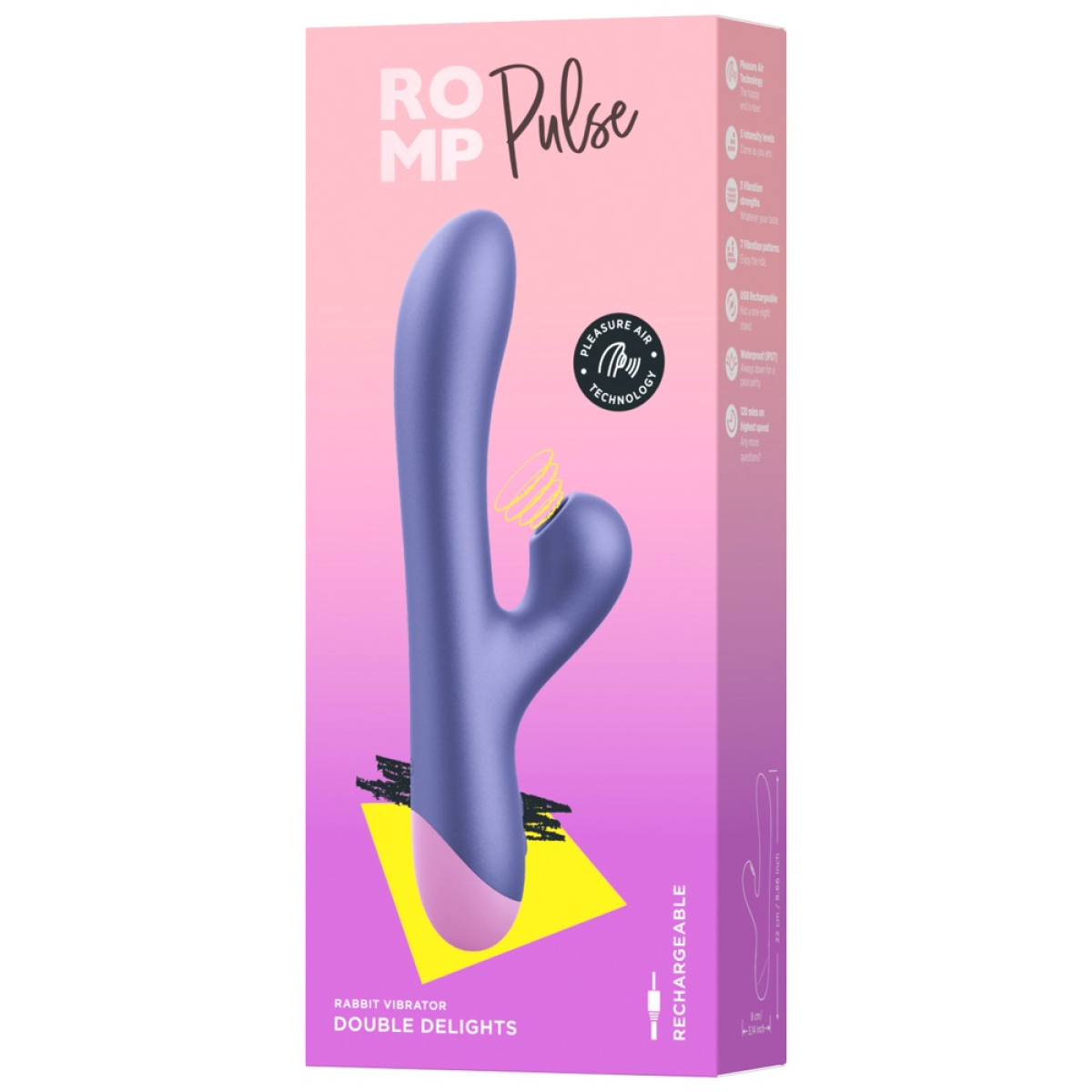 vibro rabbit pulse 125 x 37cm 1
