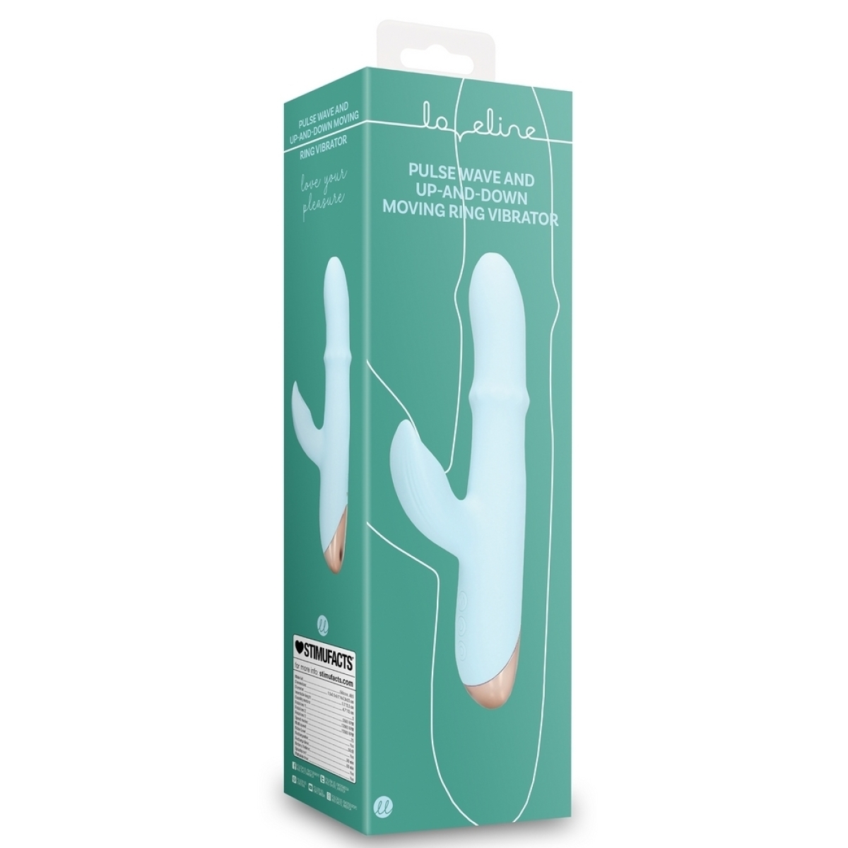 vibro rabbit pulse up 12 x 35cm 1