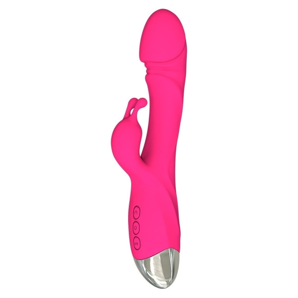 vibro rabbit romeo 21cm fuchsia