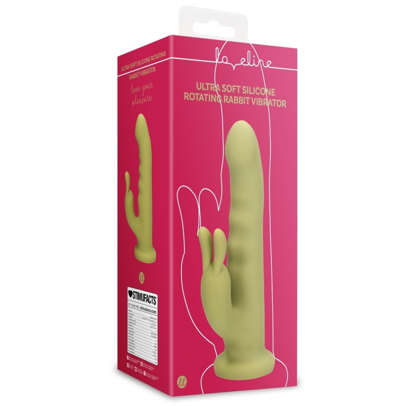 vibro rabbit rotatif greenbit 14 x 4cm 1