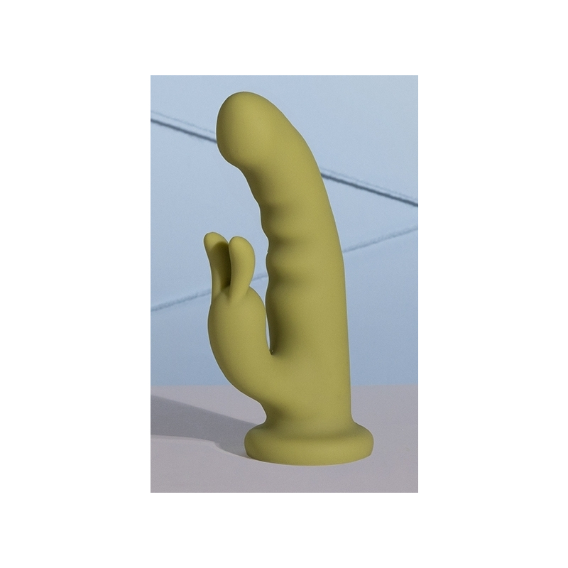 vibro rabbit rotatif greenbit 14 x 4cm 6