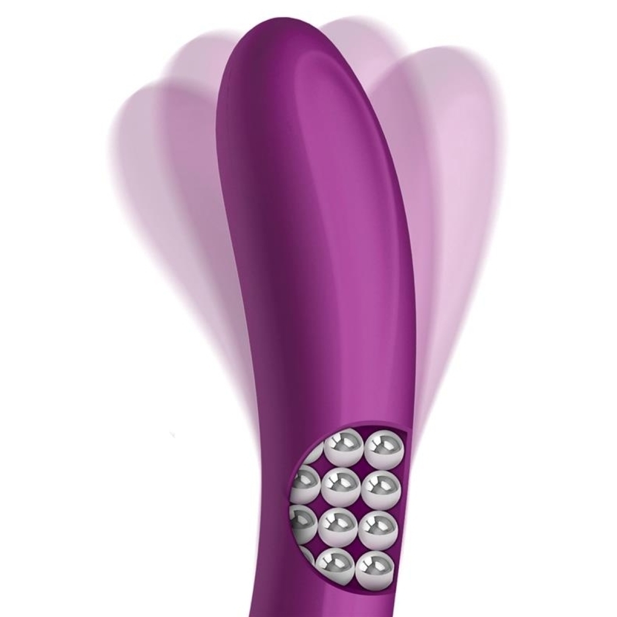 vibro rabbit rotating double 10 x 35cm violet 2