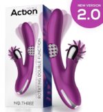 vibro rabbit rotating double 10 x 35cm violet 4