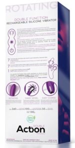 vibro rabbit rotating double 10 x 35cm violet 5