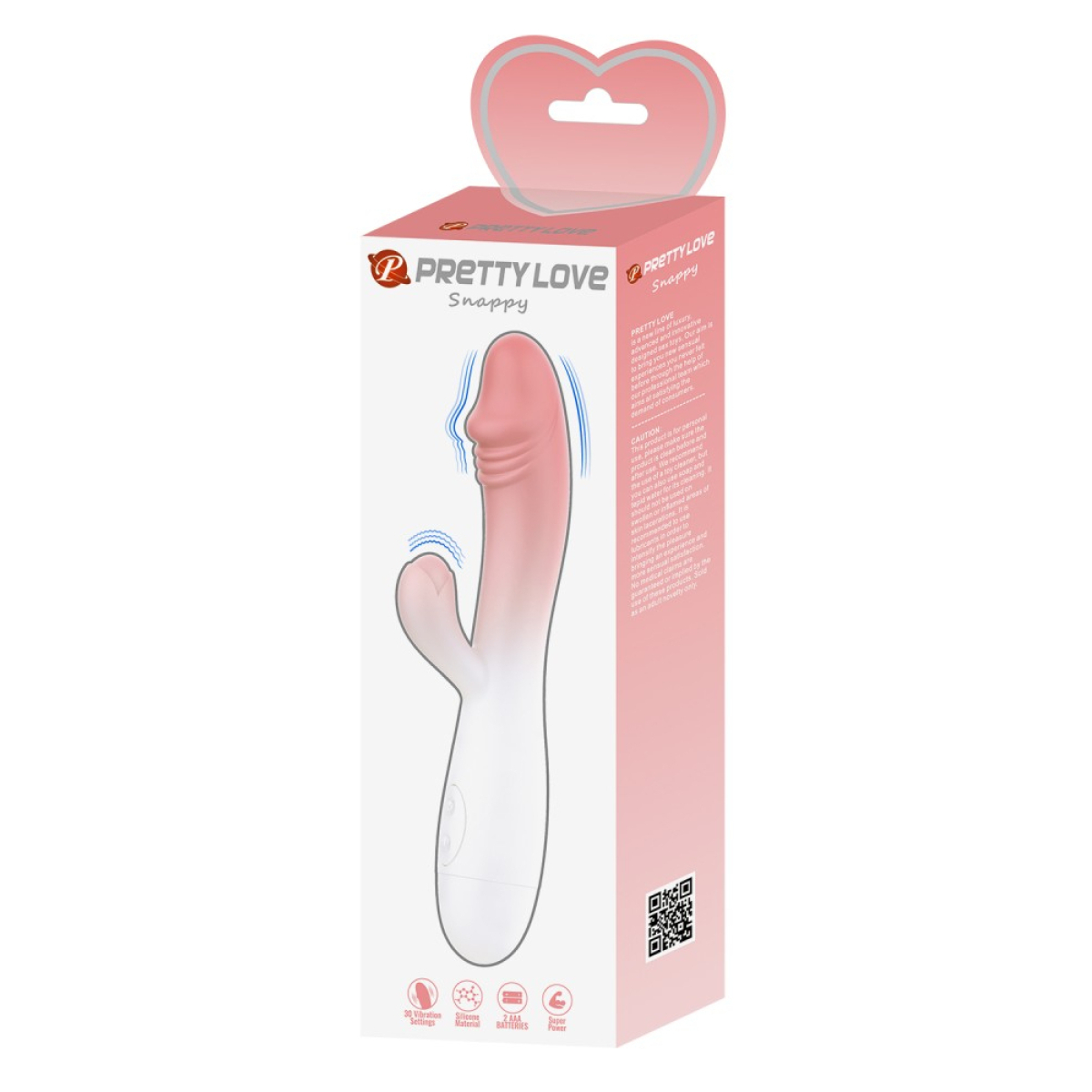 vibro rabbit snappy 95 x 32cm bicolore 1