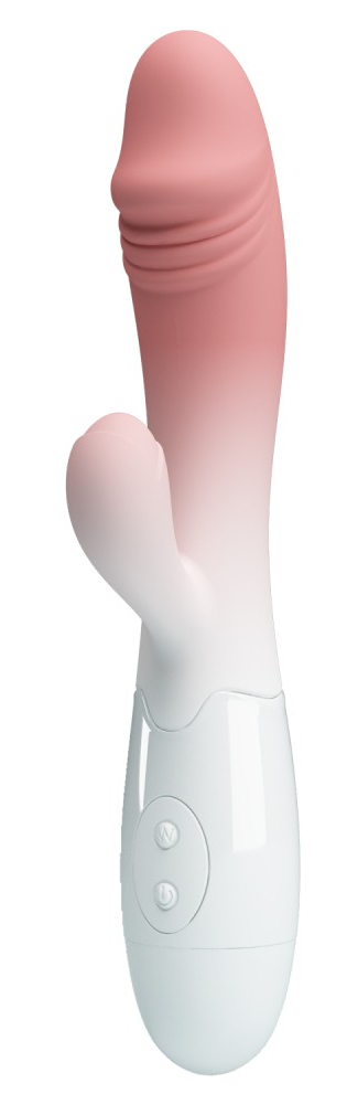 vibro-rabbit-snappy-95-x-32cm-bicolore vibro rabbit snappy 95 x 32cm bicolore