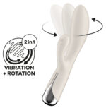 vibro rabbit spinning rabbit 1 11 x 35cm beige