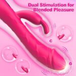 vibro rabbit spotbit 14 x 37cm rose 1