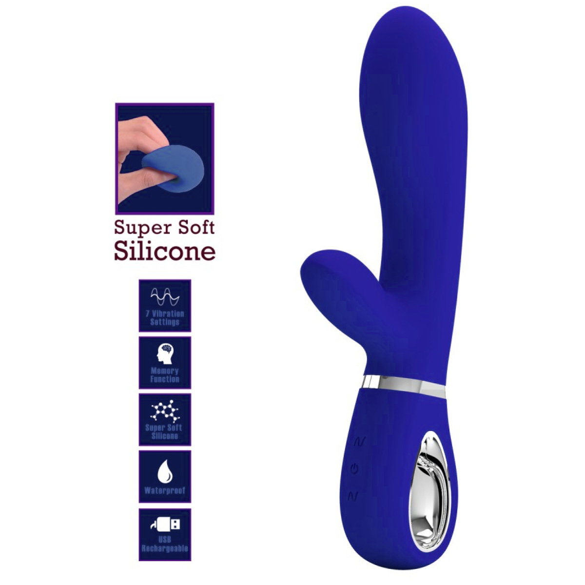 vibro rabbit thomas 11 x 38cm indigo 4