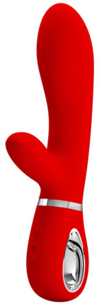 vibro rabbit thomas 11 x 38cm rouge