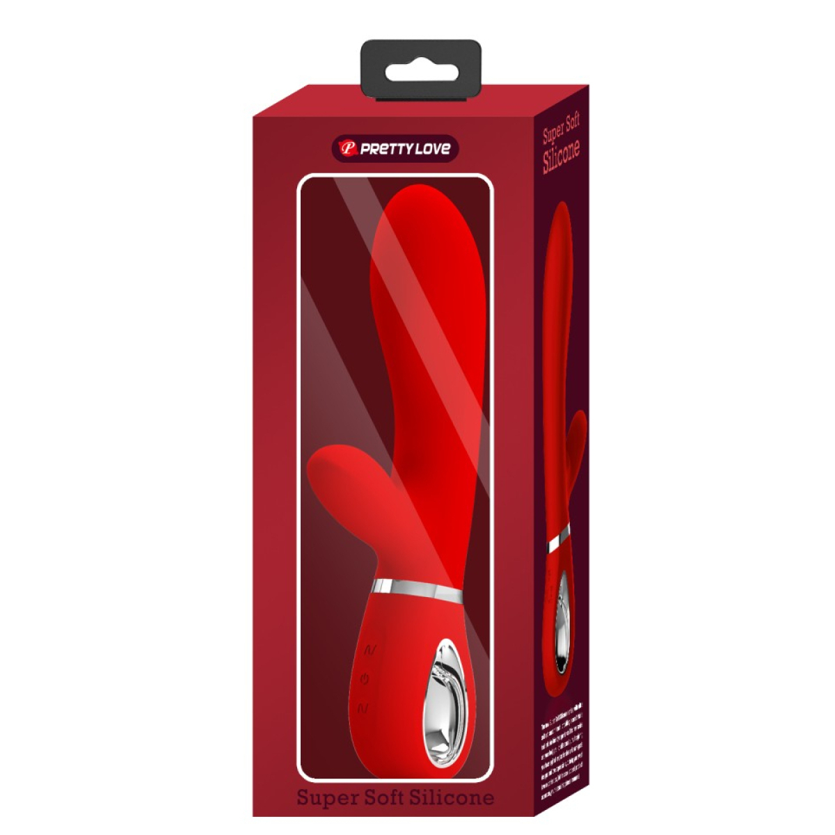 vibro rabbit thomas 11 x 38cm rouge 5