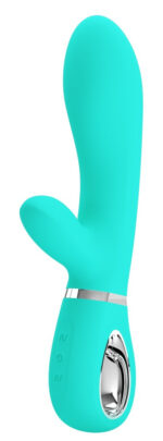 vibro rabbit thomas 11 x 38cm turquoise