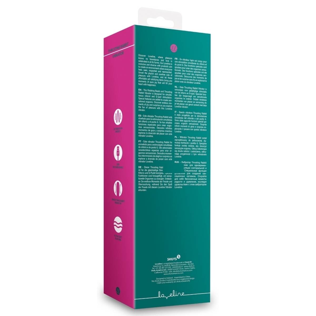 vibro rabbit thrustie 11 x 35cm 2