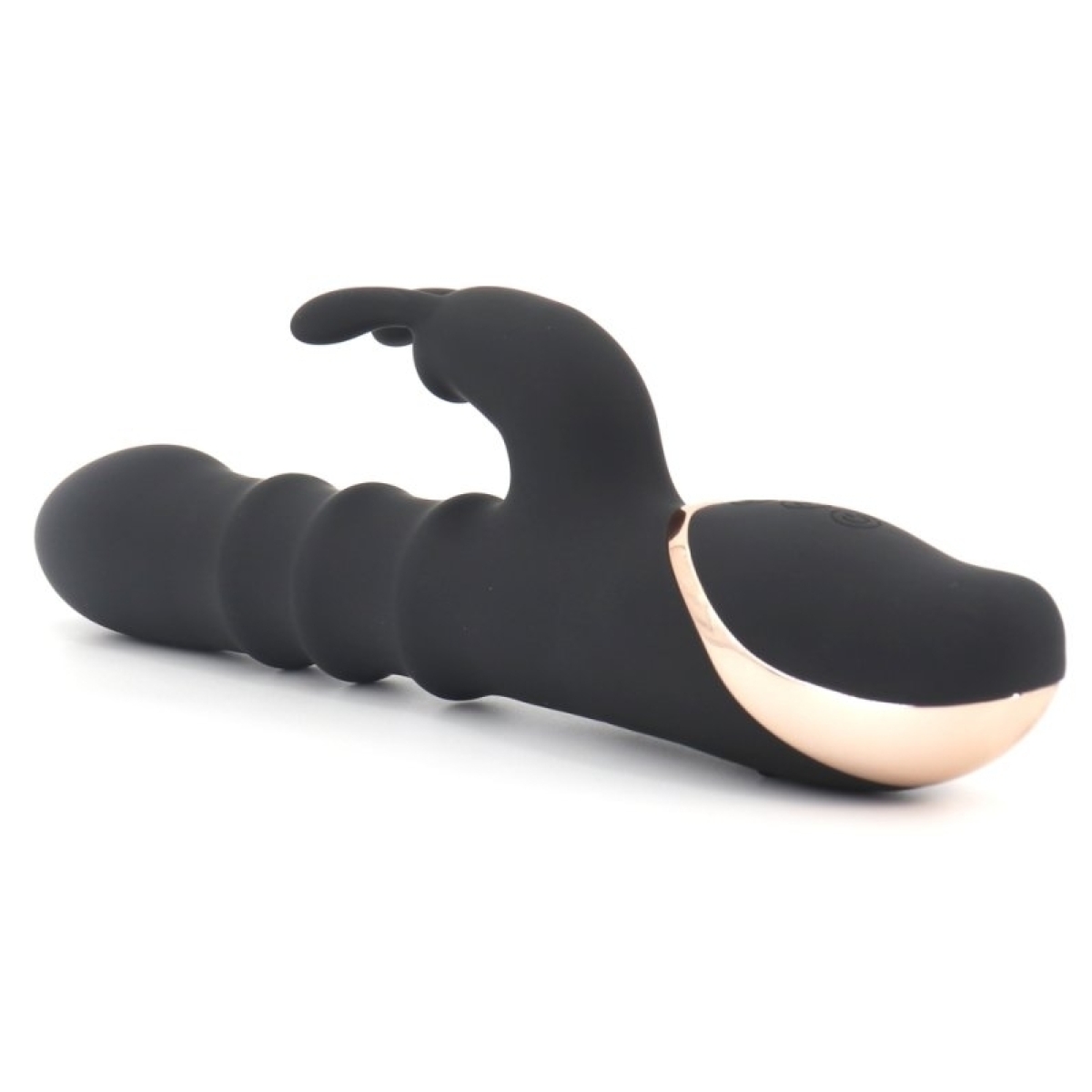vibro rabbit thrusties 13 x 38cm noir 1