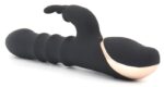vibro rabbit thrusties 13 x 38cm noir 1