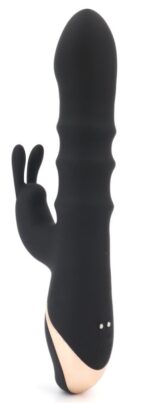 vibro rabbit thrusties 13 x 38cm noir 2