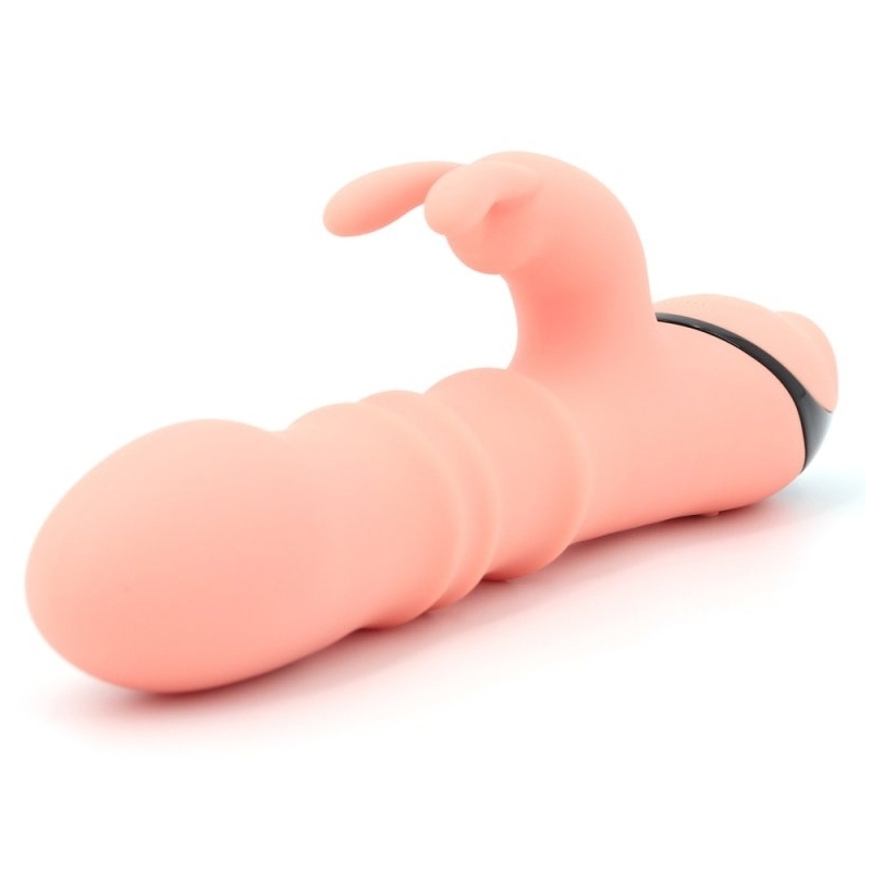 vibro rabbit thrusties 13 x 38cm saumon 2