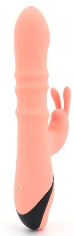 vibro-rabbit-thrusties-13-x-38cm-saumon vibro rabbit thrusties 13 x 38cm saumon