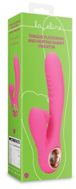 vibro rabbit tongue flicker 19 cm rose 1
