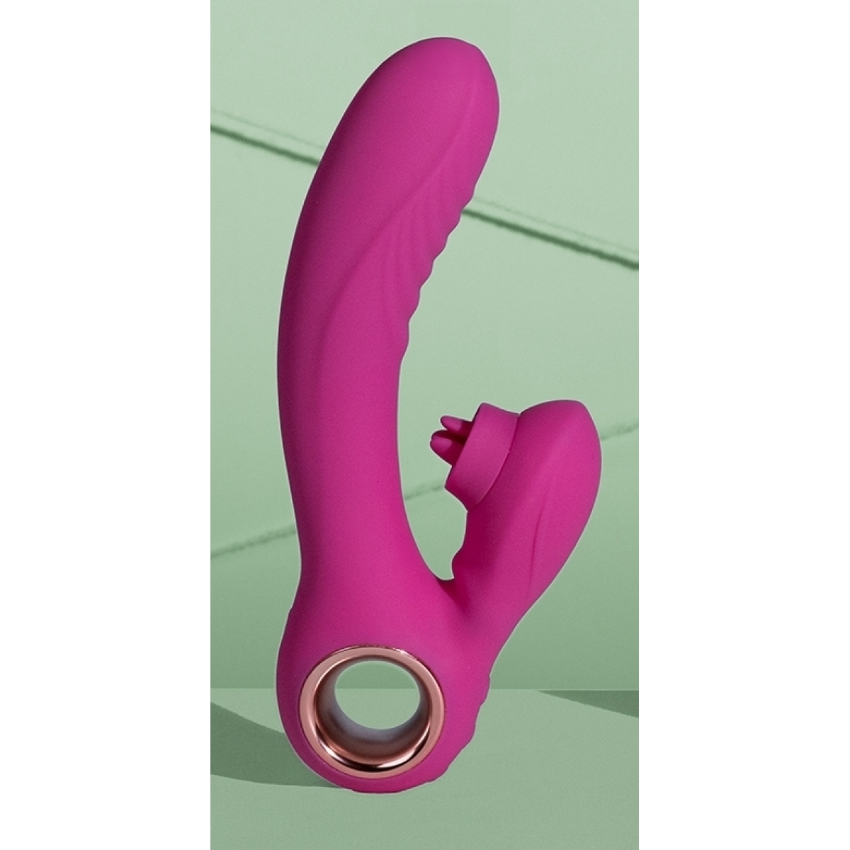 vibro rabbit tongue flicker 19 cm rose 5