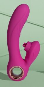 vibro rabbit tongue flicker 19 cm rose 5
