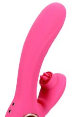 vibro rabbit tongue flicker 19 cm rose 6