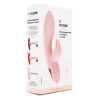 vibro rabbit twist vibe 12 x 34cm rose 1
