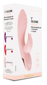 vibro rabbit twist vibe 12 x 34cm rose 1
