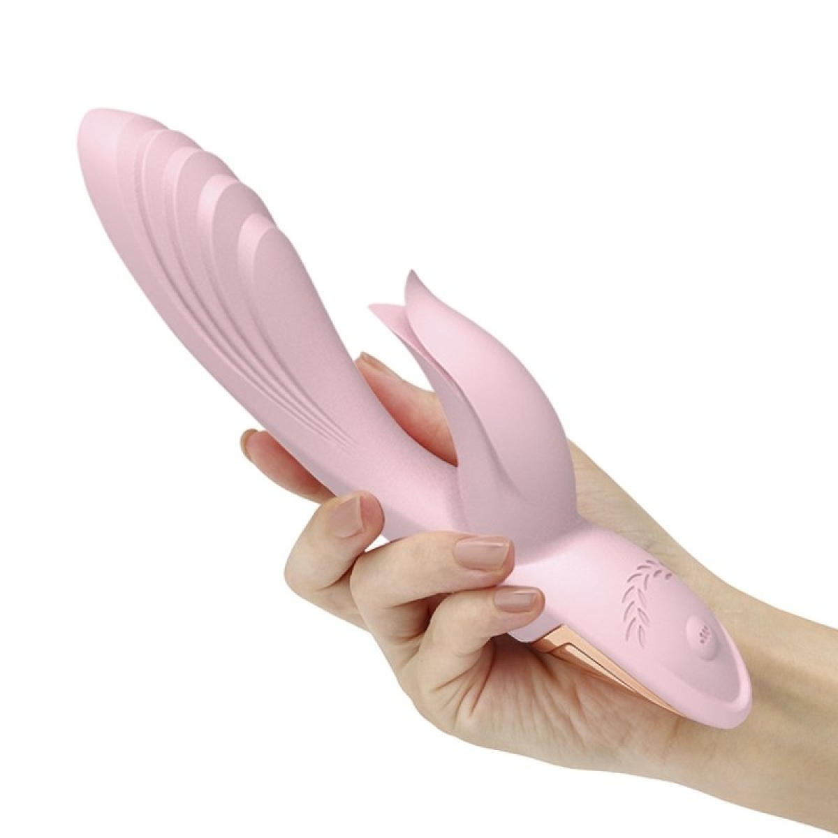 vibro rabbit twist vibe 12 x 34cm rose 2