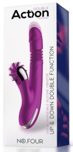 vibro rabbit up down 10 x 35cm violet 1