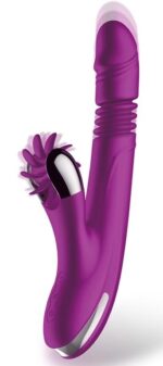 vibro rabbit up down 10 x 35cm violet