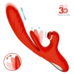vibro rabbit up down flip rouge